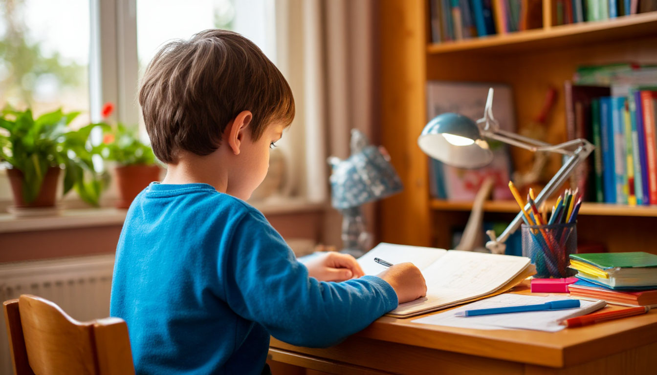 Как организовать домашнее обучение ребенка