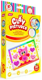 Набор для лепки. Картина из воздушного пластилина. "Совёнок". KiKi.