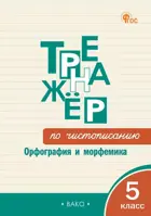 Тренажер по чистописанию. 5 класс. Орфография и морфемика. ФГОС. Новый.