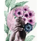 Картина по номерам на холсте 40х50 на подрамнике. "Зима". (серия Арт-флора).