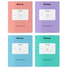 Тетрадь 12 листов, клетка, обложка мелованный картон. Berlingo "Instinct", ассорти (10 шт).