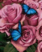 Алмазная мозаика на подрамнике KiKi "Прекрасные бутоны" 40*50, полная выкладка.