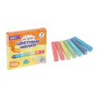 Мелки цветные ."Calligrata". В наборе 7 штук. 7 цветов. Квадратные, МИКС.