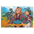 Альбом для рисования А4, 40 л., гребень, обложка мелованный картон. Мульти-Пульти "Волшебник Изумрудного города"