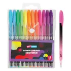 Набор гелевых ручек ArtSpace "Abstraction". 12шт.,12цв., 1,0мм, неоновые, ПВХ чехол