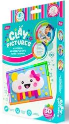 Набор для лепки. Картина из воздушного пластилина. "Веселое облачко". KiKi.