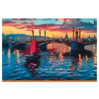 Альбом для рисования А4, 24 л., скрепка, обложка мелованный картон. BG "Города России", эконом