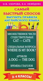 Английский язык. 2-4 класс. Самый быстрый способ выучить правила английского языка.