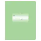 Тетрадь 12 листов, линия, обложка мелованный картон. BG "Первоклассная". Светло-зеленая.