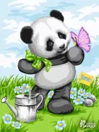 Картина по номерам на холсте 30х40 на подрамнике. "Летнее настроение".