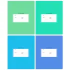 Тетрадь 18 листов. Клетка. Белизна: 100 %. Обложка: мелованный картон. BG "Школьная", эконом