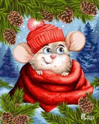 Картина по номерам на холсте 40х50 на подрамнике. "Сюрприз".