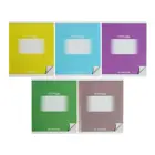 Тетрадь 12 листов, клетка, обложка мелованный картон, блок офсет, белизна 95%, микс. Calligrata "Школьная".