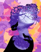 Картина по номерам на холсте 40х50 на подрамнике. "Внутренний мир".