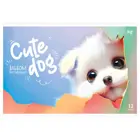 Альбом для рисования А4, 12 л., скрепка, обложка мелованный картон. BG "Прятки", эконом