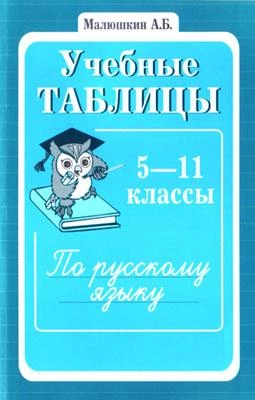 Малюшкин. Русский язык. 5-11 класс. Учебные таблицы.